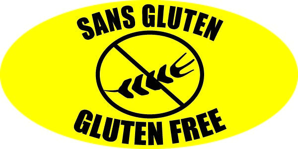 Étiquettes Sans Gluten - Fournitures Big Ben
