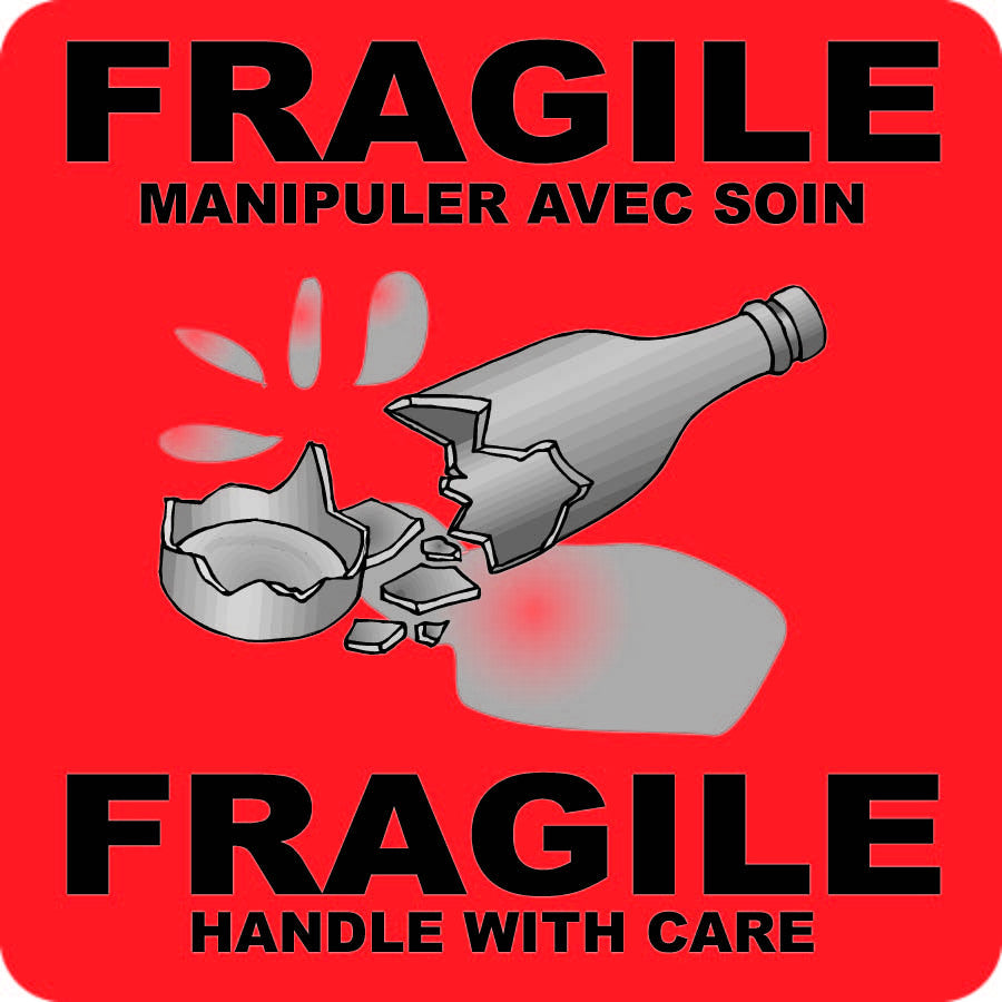 Étiquettes Fragile - Fournitures Big Ben