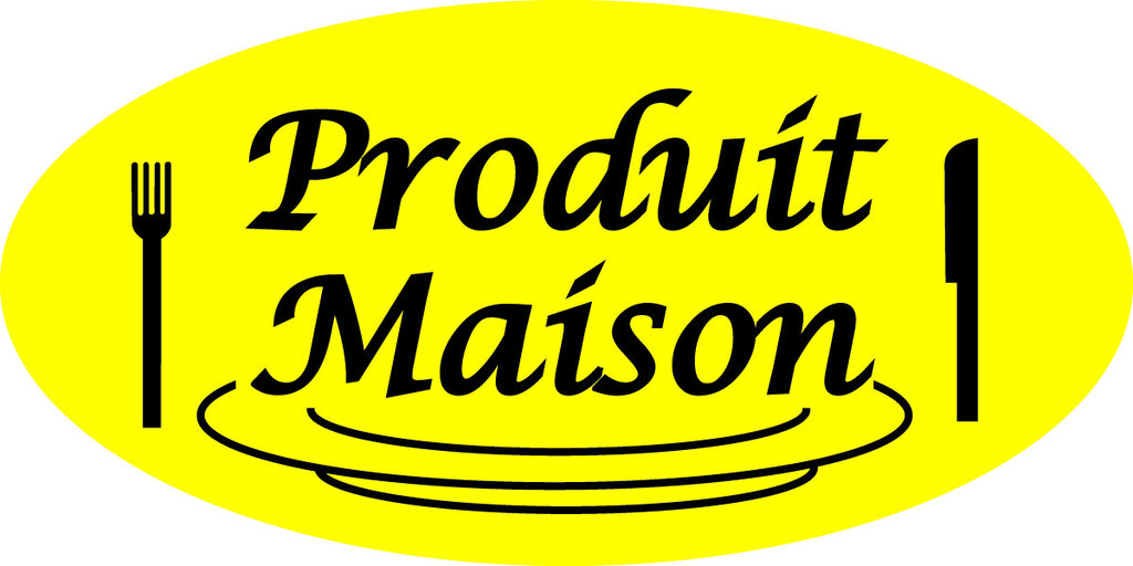 Étiquettes Produit Maison Jaune - Fournitures Big Ben