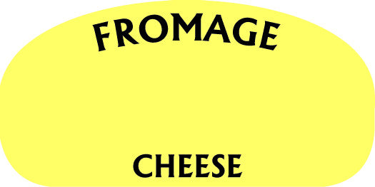 Étiquettes fromages en rouleau - Plusieurs sortes disponibles - Fournitures Big Ben