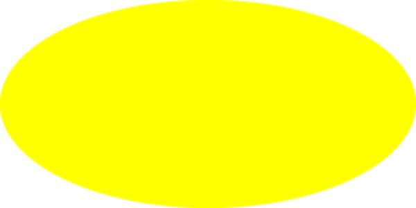 Étiquettes Sans Texte ovales, 1" x 2", grand choix de couleurs - Fournitures Big Ben